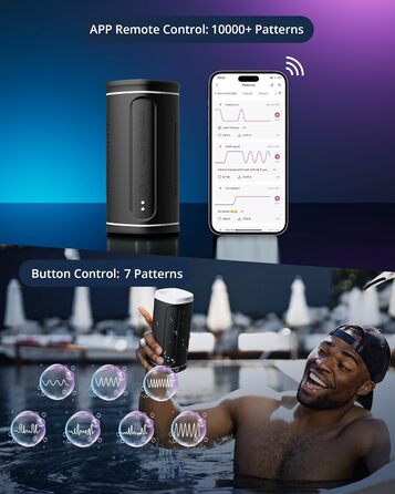 LOVENSE Calor Bluetooth - чоловічий мастурбатор з глибоким керуванням, автоматична вібрація, підігрів, секс-іграшка для чоловіків