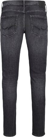 Чоловічі джинси Jack & Jones JJIMIKE Tapered Fit (завужені), великий розмір, чорний денім, 42W / 32L