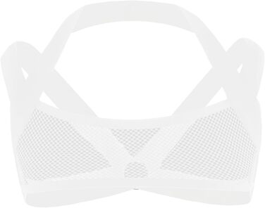 Манкіні Borat для чоловіків: сексуальний танга, V-подібний виріз, для пляжу, подарунок, нижня білизна, костюм Санти для Хелловіну та Різдва, універсальний розмір (A5-білий)