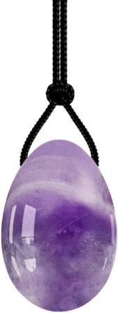 Ясеньовий кварц, нефритове яйце, аметист, яйця Йоні, кристалічні яйця Йоні, нефрит для вагінального тонусу, масажна куля, кегель-тренажер, 1 шт., розмір S