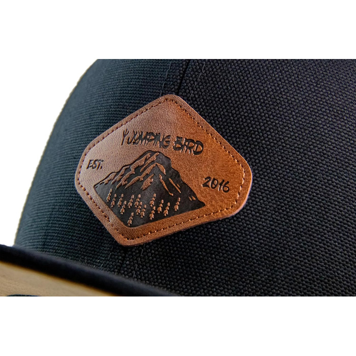 Кепка-снэпбек Jumping Bird унісекс для прогулянок та подорожей, регульований розмір 54-62 см, колір нічний чорний