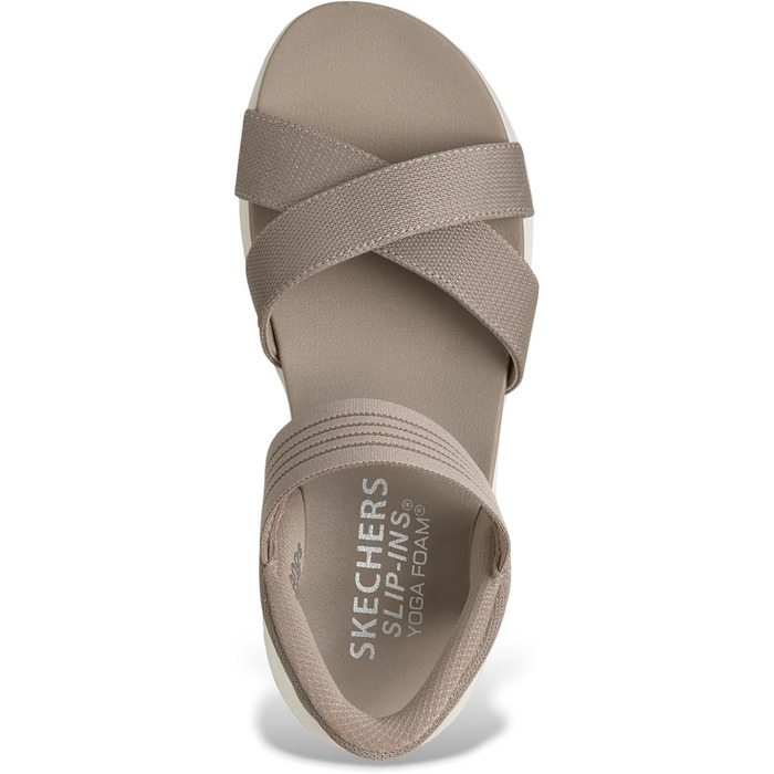 Жіночі сандалії Skechers Ultra Flex 3.0 Never Netter Hands Free Slip-ins, колір Taupe, розмір 37 EU