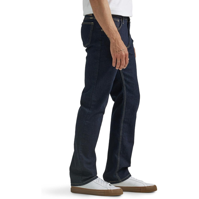 Чоловічі робочі штани Wrangler Flame Resistant Regular Fit, вогнетривкі джинси (38W / 30L, Rinse Denim)