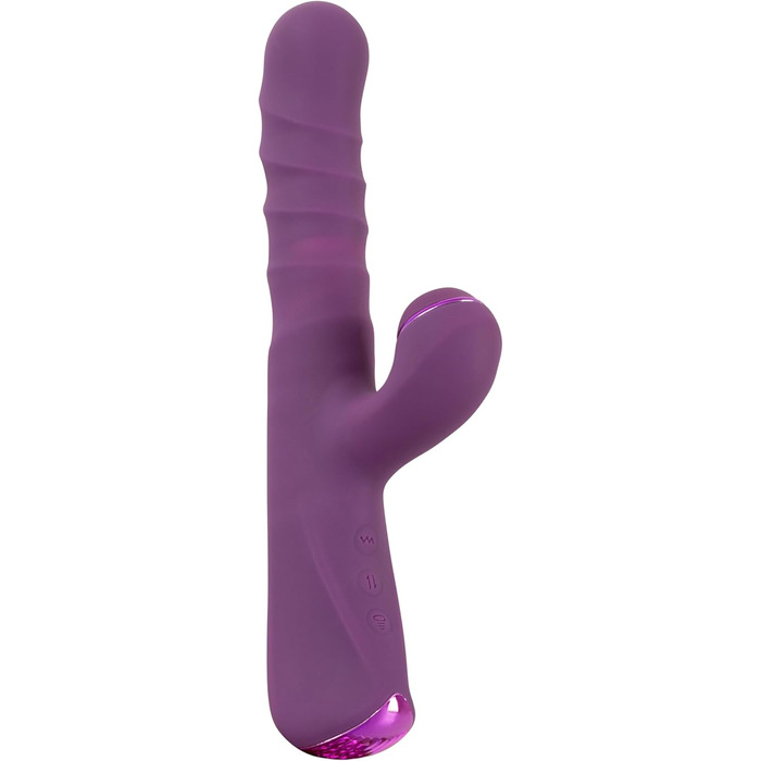 Вібратор для тіла JAVIDA Rabbit Vibe - 10 режимів, стимулятор клітора, фіолетовий (13-13,5 см)