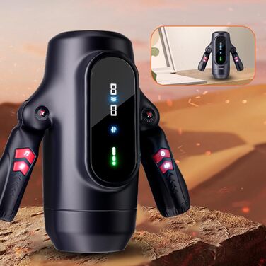 Електричний мастурбатор для чоловіків з LCD-дисплеєм, 9 режимів насосу та 5 режимів вібрації