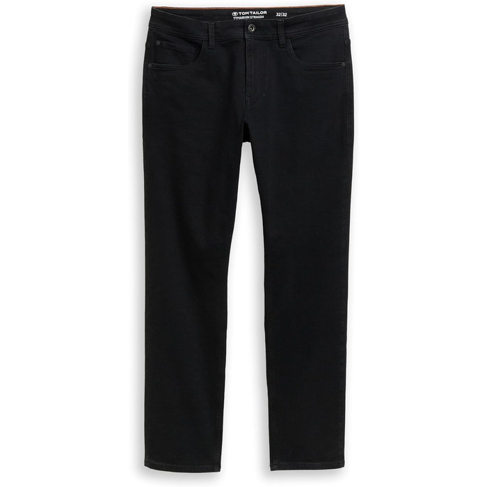 Чоловічі джинси Tom Tailor TTMARVIN Straight з ефектом Stretch, чорні (32W / 32L)