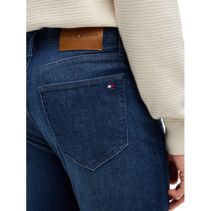 Чоловічі джинси Tommy Hilfiger Bleecker Flex Slim Fit, колір Mohave Indigo (Denim Gene Blue), розмір 38W/32L