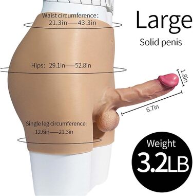 Пеніс-манжетка з силікону для чоловіків, реалістичний дилда, пеніс-манжета, секс-іграшка, для мастурбації