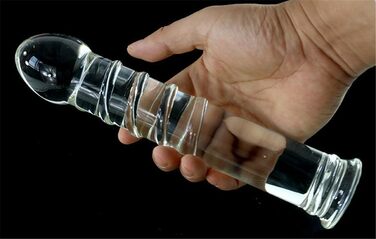 Скляний анальний дildo OnundOn - анальний плагін, 25.5 * 5 см