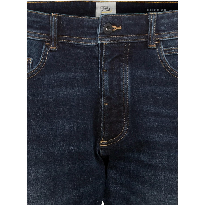 Чоловічі джинси camel active Madison Slim Fit, темно-сині (Dark Indigo), бавовна з еластаном
