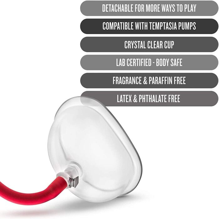 Набір для збільшення грудей та стимуляції клітора: масажер-помпа 2-в-1 для жінок