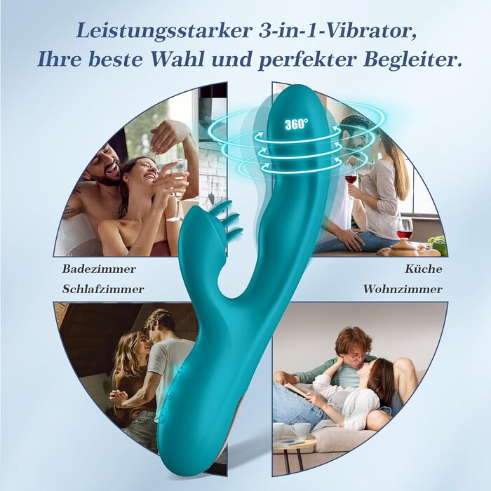 Вібратор дилда для пар, набір вібраторів для жінок G-точка, кліторальний стимулятор з 9 режимів вібрації, 23 см, сексуальні іграшки