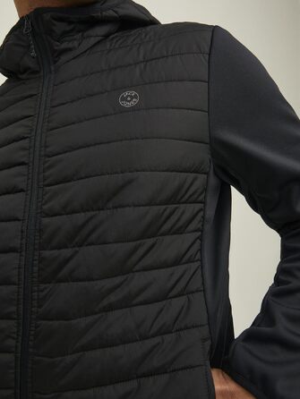 Чоловіча гібридна куртка JACK & JONES Hybridjacke L, чорна