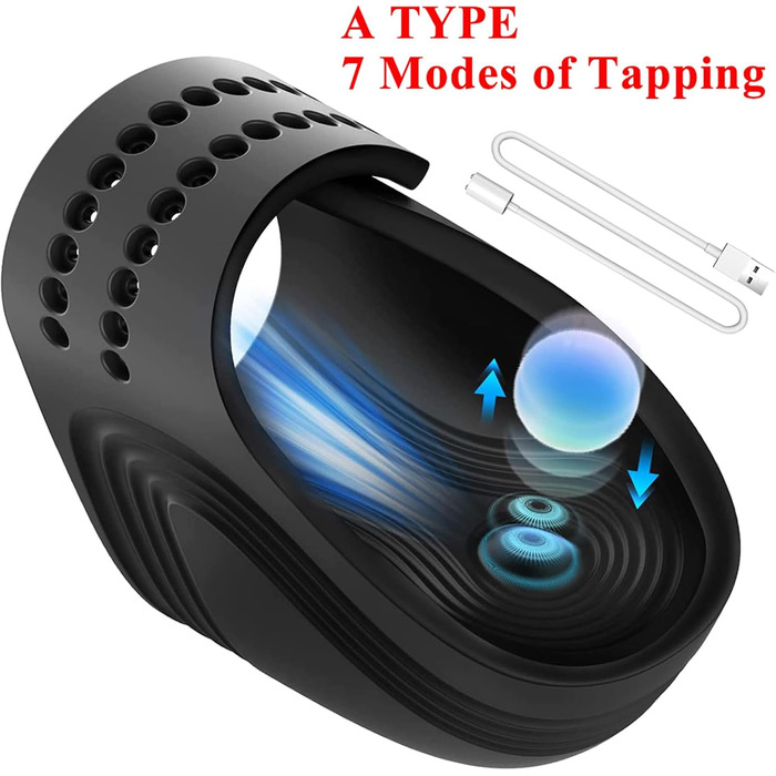 Електричний вібратор для чоловіків LZMZY - 7 режимів, 2 в 1, автоматичний стимулятор головки, секс-іграшки для чоловіків та пар