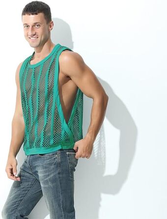 Жіночий топ YAHWULAI з прозорою вставкою, без рукавів, стильний, кремовий, розмір XL