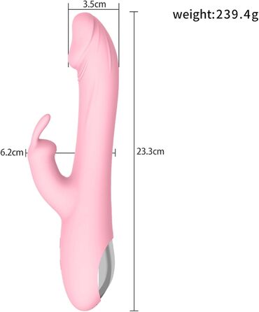 Вібратор для анусу G-Spot Rabbit з 3 режимами та 10 вібраціями для дорослих. Іграшка для пар, стимуляція клітора.