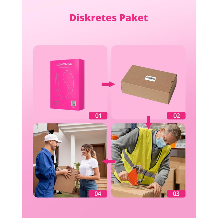 LOVENSE Lush 4.0 - вібратор G-Spot з LED-підсвіткою та пультом дистанційного керування - іграшка для дорослих для жінок та пар