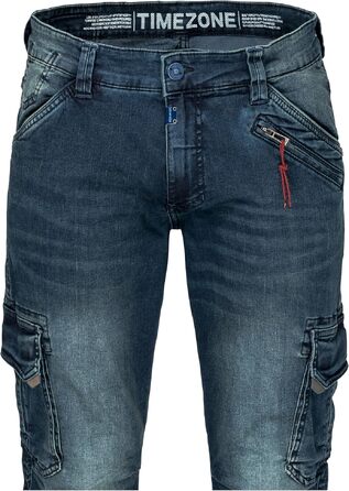 Чоловічі штани-карго Timezone Regular RogerTZ світло-блакитного кольору Light Royal Wash, 32W / 32L