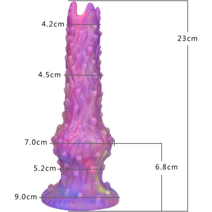 Світловий інопланетний яйцеклад Dildo з п'ятьма світлими яйцями, пневматичний фентезі-дилдo, дилдo для відкладання яєць, сліпуча куля, анальний дилдo, мастурбатор G-Spot, секс-іграшки для жінок та чоловіків