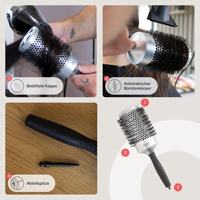 Фен Essential Blowout Classic для короткого волосся — швидке сушіння, антистатик та об'єм, 55 (L)