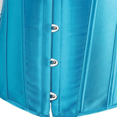 Корсет Daen Korsett розмір plus size, сексуальний корсет, топ, спідня білизна (M, світло-блакитний)