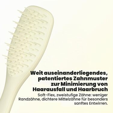 Гребінець-розчісувач Tangle Teezer Ultimate Detangler для вологого та сухого волосся, Chamille — для дбайливого розплутування та запобігання ламкості