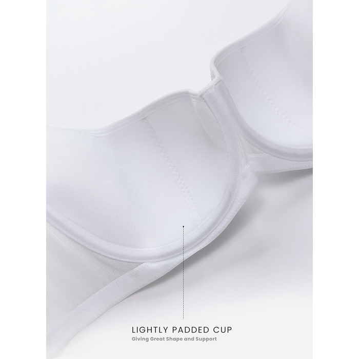 Добрева: Бальконний бюстгальтер Dirndl з кісточками, мереживний, з підтримкою, сексуальний, легкий, з підкладкою, великі розміри 75E, білий