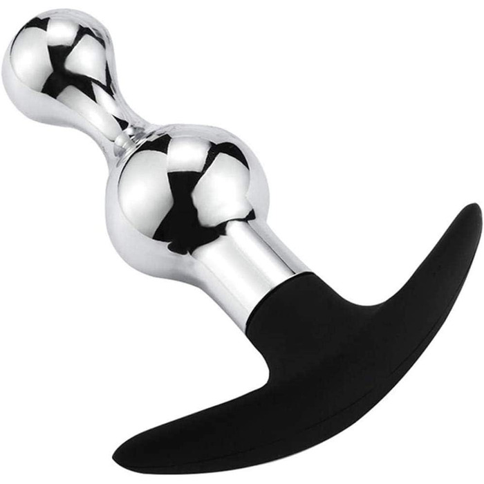 Анальний дildo з нержавіючої сталі для дорослих. Іграшки для БДСМ, анальний секс. Підходить для жінок та чоловіків.