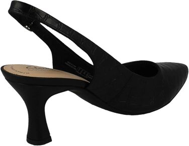 Жіночі туфлі Clarks Kataleyna Step чорного кольору з текстурою під крокодила, розмір 39.5 EU