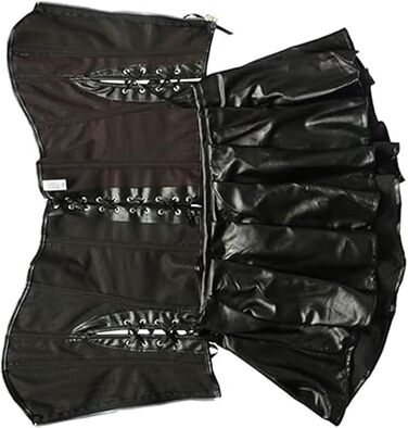 Жіноче корсетне плаття з екошкіри, червоне, розмір M - сексуальний образ для вечірок та клубів