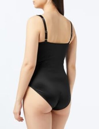Коригуючий боді Triumph True Shape Sensation BSW з підтримуючими чашками на кісточках та пуш-апом, чорний, розмір 85E
