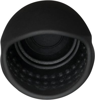 Мастурбатор Rebel Glans з 3 насадковими дилататорами, вібраційний, чорний, універсальний