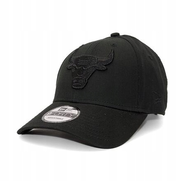 Кепка New Era Chicago Bulls NBA 9FORTY, чорна