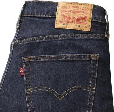 Чоловічі джинси Levi's 512 Tapered Fit, низька посадка (31W / 34L), колір Good Reasons Adv