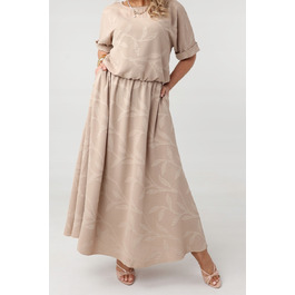 Трикотажна сукня максі для офісу FEMIMODA, розмір 42