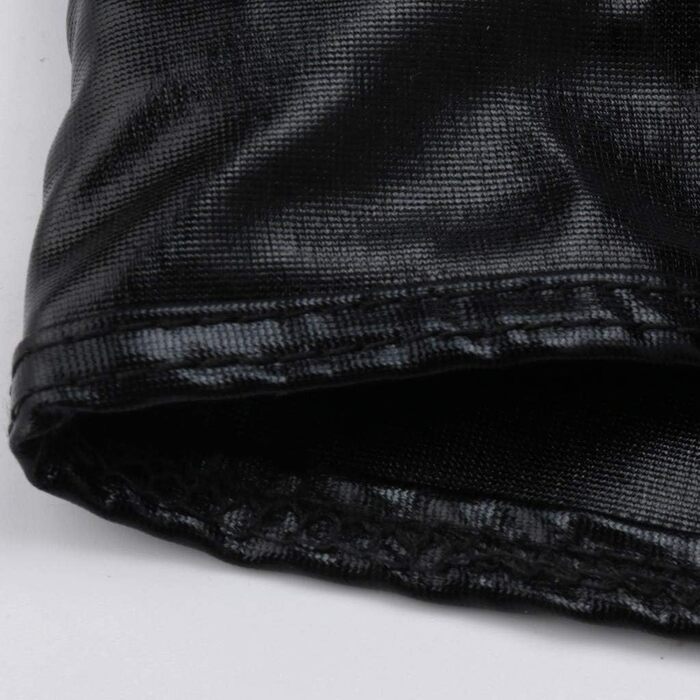 Сексуальний костюм-комбінезон з латексу та шкіри для жінок, чорний, ZAB, відкритий крок