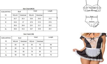 Костюм горничної для косплею: чорне мереживне плаття, сексуальна нічна сорочка, комплект нижньої білизни