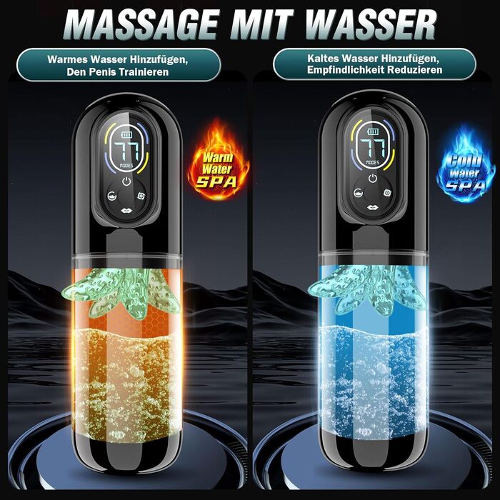 Електричний мастурбатор для чоловіків з 7 режимами, телескопічною функцією, ротацією, всмоктуванням, вібрацією та витоком