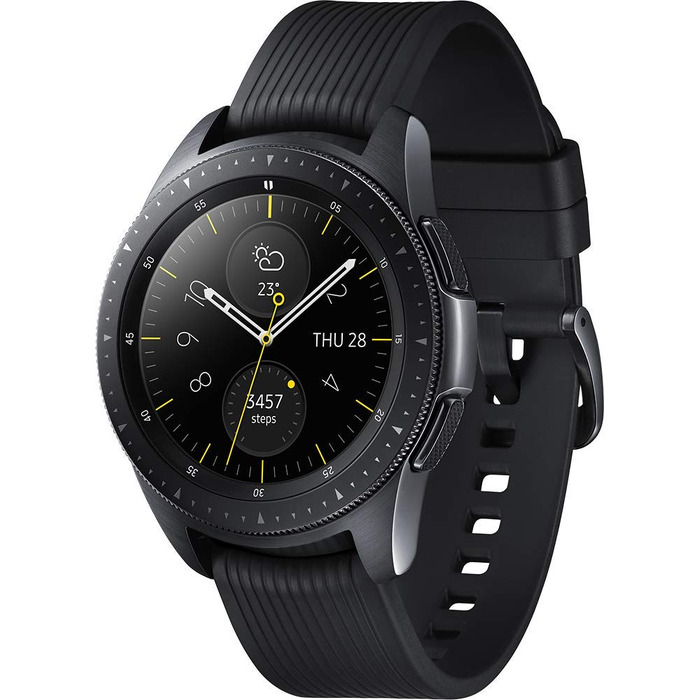 Смарт-годинник Samsung Galaxy Smartwatch Bluetooth, колір: вугільно-чорний (Carbon Black)
