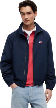 Чоловіча куртка Tommy Jeans TJM Essential Jacket Dark Night Navy (синя), розмір M