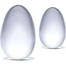 Набір скляних яєць E31621, прозорі, один розмір