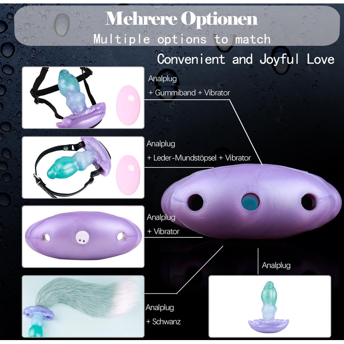 Анальний вібратор для чоловіків та жінок: набір для стимуляції простати, анальні дільда та вібратори