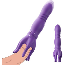 Вібраційний анальний дildo 2-в-1 з 9 режимів вібрації та стимулятором для чоловічих та жіночих статевих органів