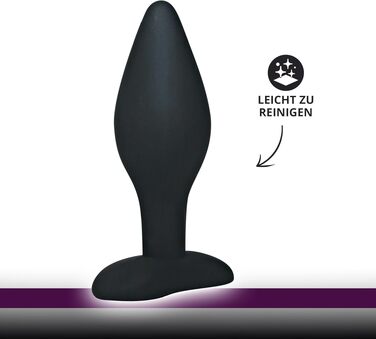 Анальна пробка You2Toys Black Velvets Large — великий силіконовий секс-іграшка для чоловіків та жінок