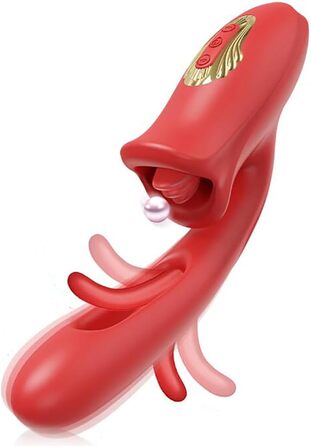 Вібратор JFRong Silikon 3-в-1 Кролик з 10 режимами вібрації, стимулятор G-точки та ануса, для жінок та пар