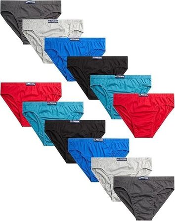 Боксерки чоловічі U.S. Polo Assn. 12 шт. (S-3XL) – класичні та стрінги, різні кольори