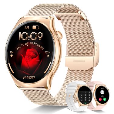 Смарт-годинник I52 Smartwatch для жінок, колір Rose Gold (Рожеве золото)