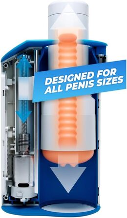 Автомасажер для чоловіків Autoblow Ai Ultra EU, білий, універсальний розмір