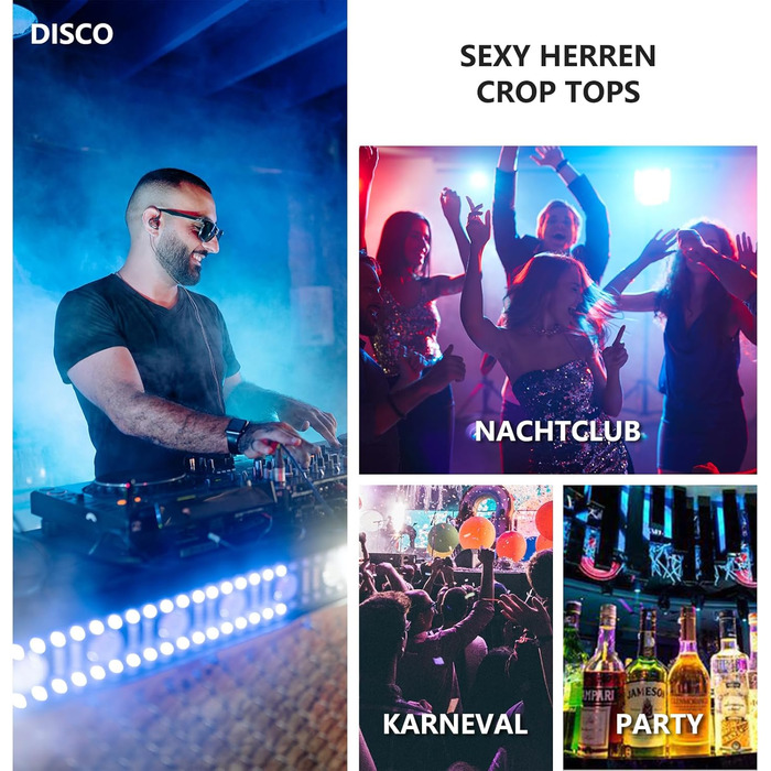 Чоловіча футболка Amy Coulee з сіткою, чорна (мереживна футболка, майка)