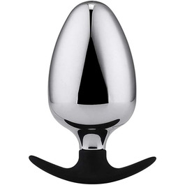 Металевий анальний плагін YCGLX - великий діаметр 60/70/80 мм, масажер простати, дилататор ануса, великі анальні кулі, сексуальні іграшки для пар, чоловіків та жінок. З присоскою